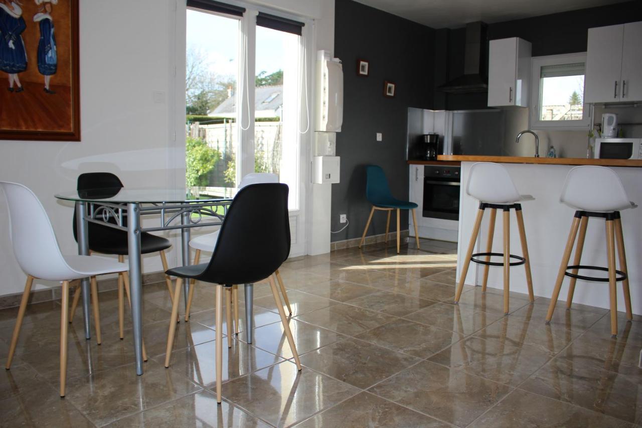 Maison récente, deux chambres, à 10 minutes en voiture des plages Moëlan-sur-Mer Esterno foto